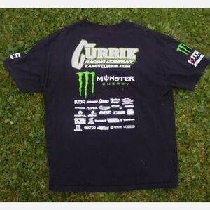 Rare Monster Energy X Casey Currie Racing Black T-Shirt